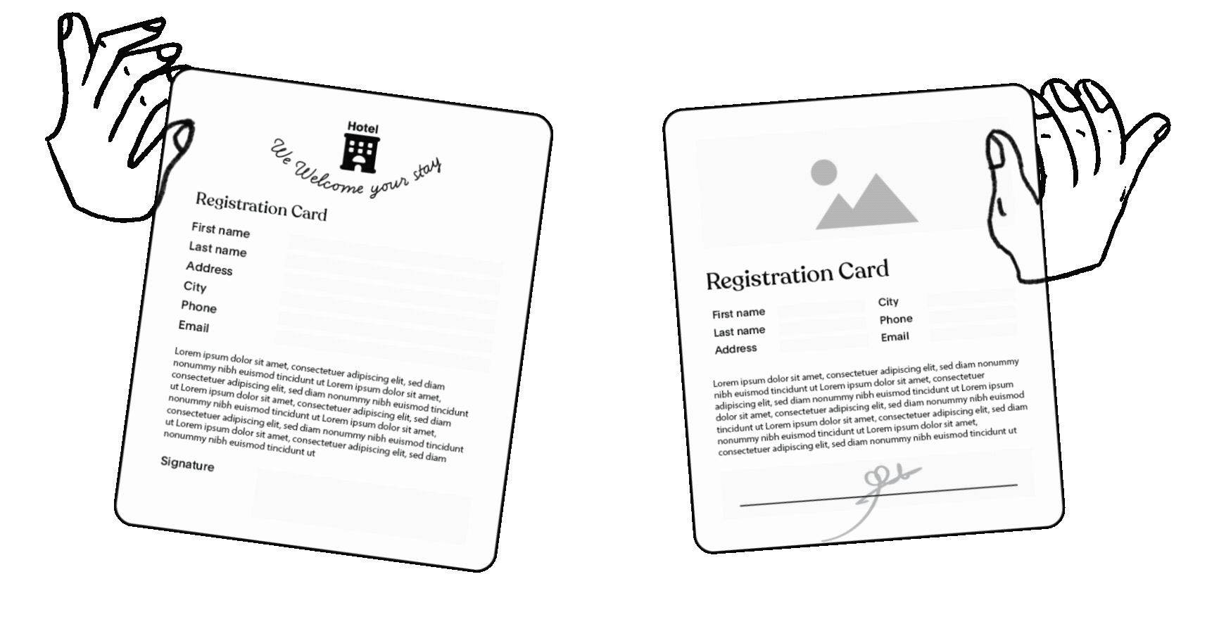 Registration Card Templates